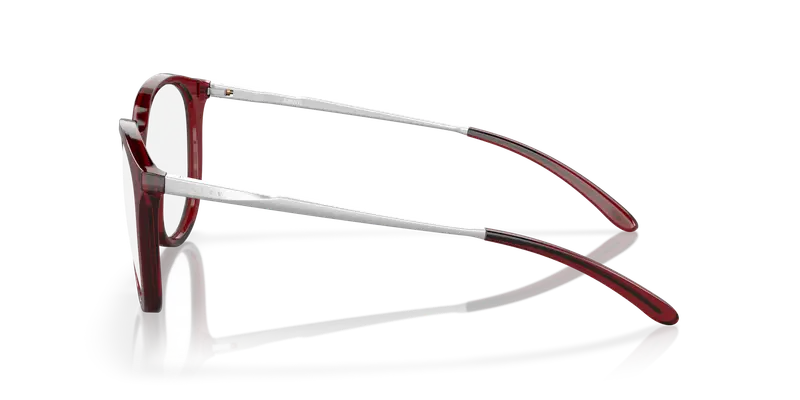 Oakley Donna OX8150 BMNG 815004 Montature da vista O_Matter Rosso Trasparente Rotonda Normale miniatura 3