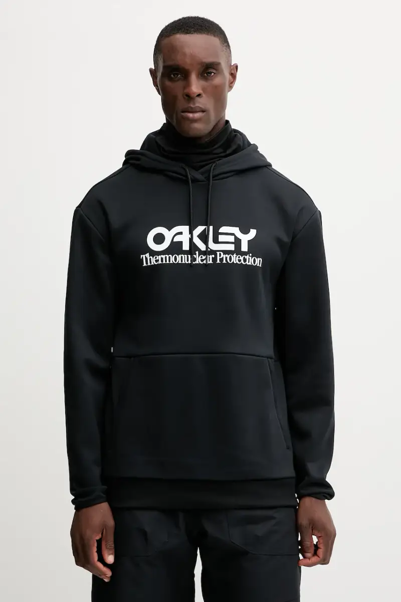 felpa da sport RIDER uomo colore nero con cappuccio FOA402381