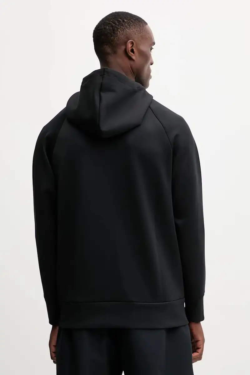 felpa da sport SIERRA uomo colore nero con cappuccio FOA402382 miniatura 3