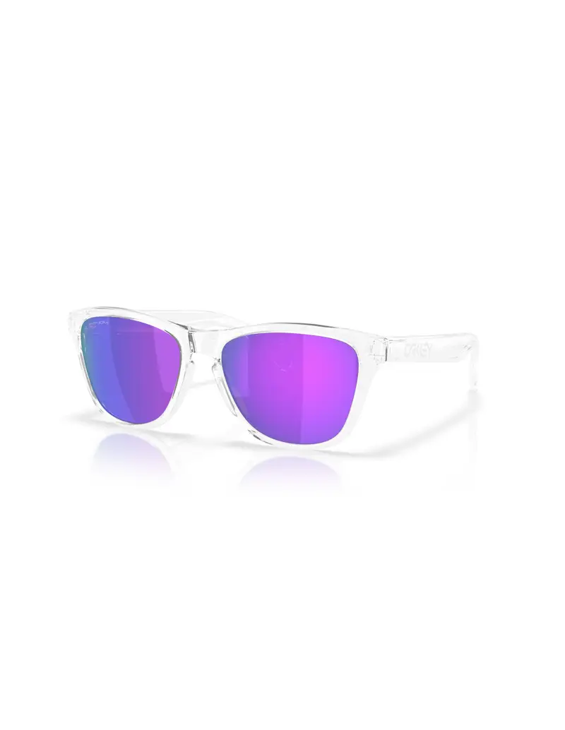 Occhiali da sole OAKLEY FROGSKINS S 9508-02 Polished Clear Prizm Violet 53