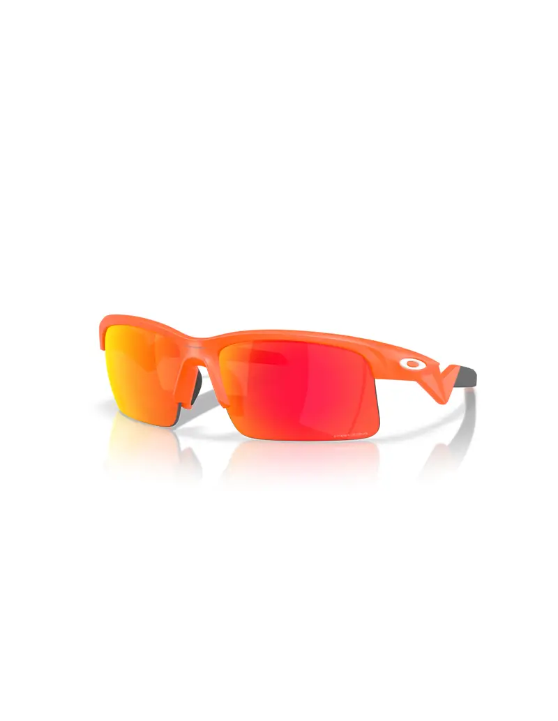 Occhiali da sole OAKLEY Junior CAPACITOR J9013-07 Matte Neon Orange Prizm Ruby 62