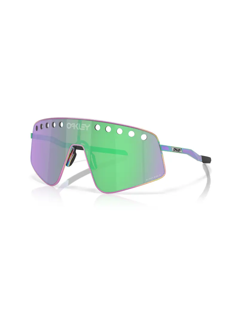 Occhiali da sole OAKLEY SUTRO TI SWEEP 6025-05 Polished Oil Slick Prizm Road Jade 38
