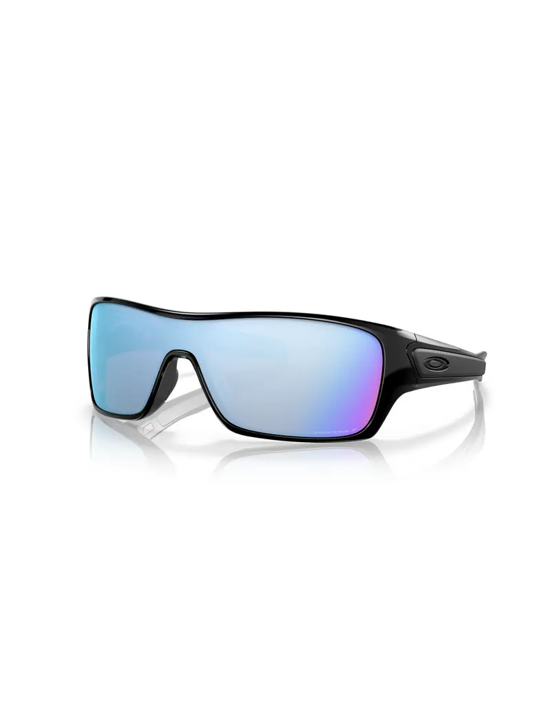 Occhiali da sole OAKLEY TURBINE ROTOR 9307-08 Polished Black Prizm deep Water Polarized 32