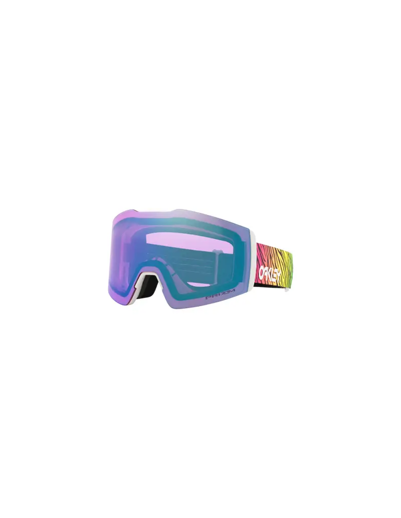 SALDI Maschera da sci OAKLEY Fall Line M 7103-77 Bengal White Prizm Snow Iced Iridium