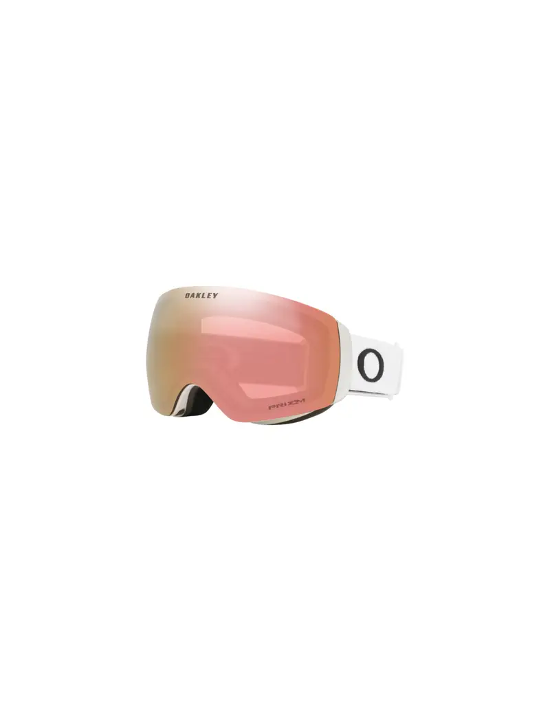 SALDI Maschera da sci OAKLEY Flight Deck M 7064-C9 Matte White Prizm Rose Gold Iridium