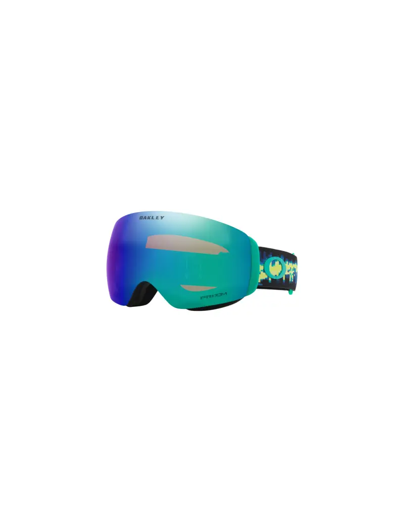 SALDI Maschera da sci OAKLEY Flight Deck M 7064-F0 Celeste Sound Wave Prizm Snow Argon Iridium