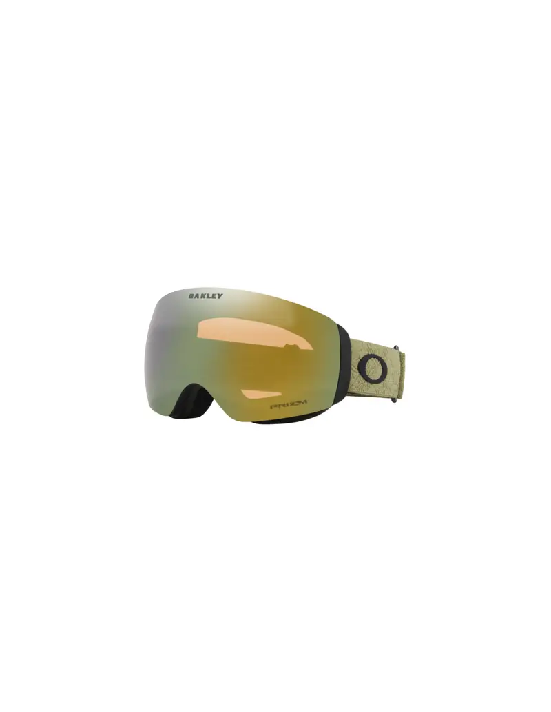 SALDI Maschera da sci OAKLEY Flight Deck M 7064-F4 Fern Cell Prizm Snow Sage Gold Iridium