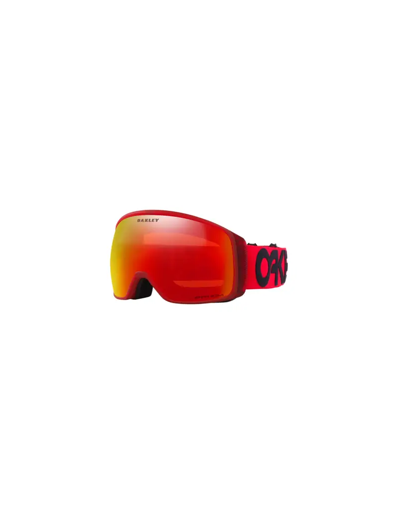 SALDI Maschera da sci OAKLEY Flight Tracker L 7104-72 Matte Redline Prizm Snow Torch Iridium