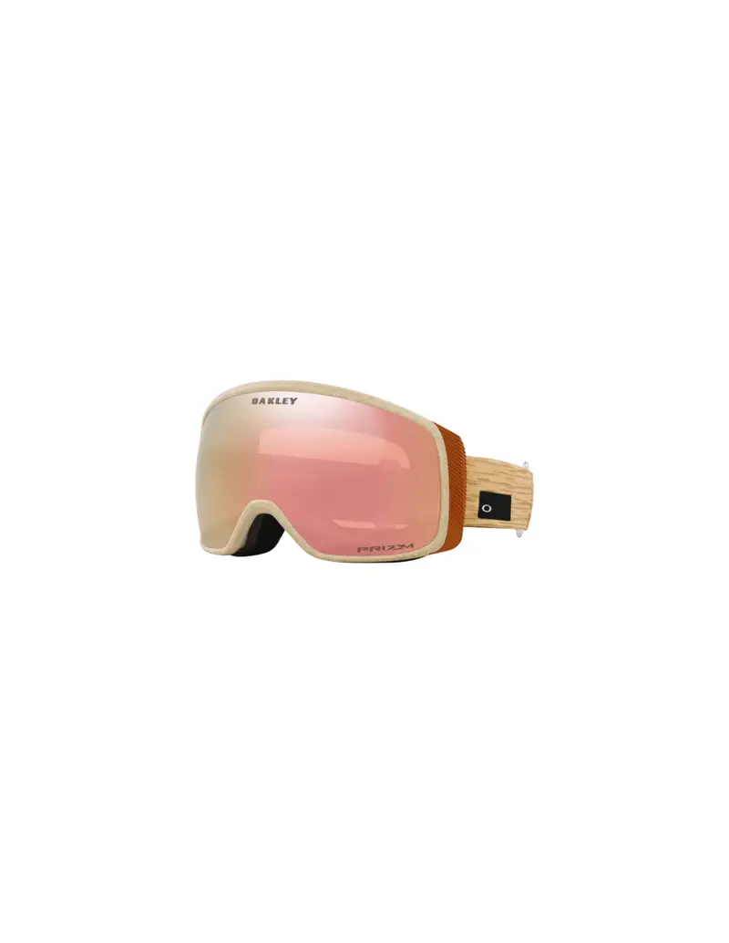 SALDI Maschera da sci OAKLEY Flight Tracker M 7105-73 Curry Stone Prizm Snow Rose Gold Iridium