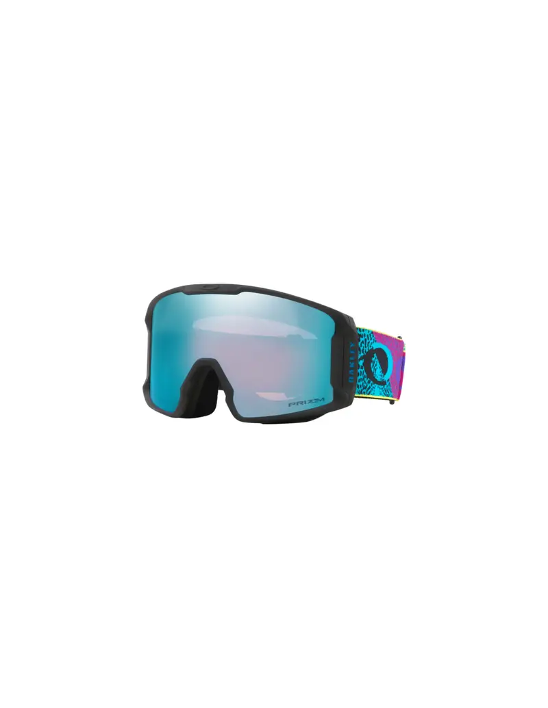 SALDI Maschera da sci OAKLEY Line Miner L 7070-G5 Multi Digital Ellipse Prizm Snow Sapphire Iridium