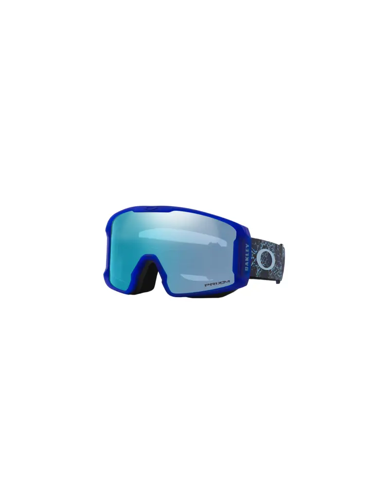 SALDI Maschera da sci OAKLEY Line Miner M 7093-87 Crystal Blue Prizm Snow Sapphire Iridium