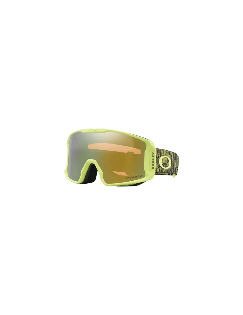 SALDI Maschera da sci OAKLEY Line Miner M 7093-88 Tree Camo Prizm Snow Sage Gold Iridium
