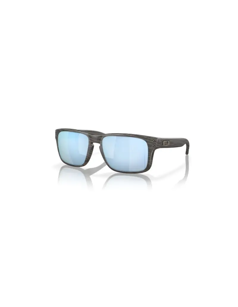 SALDI Occhiali da sole OAKLEY Junior HOLBROOK XS 9007-11 Woodgrain Prizm Deep Water Polarized 53