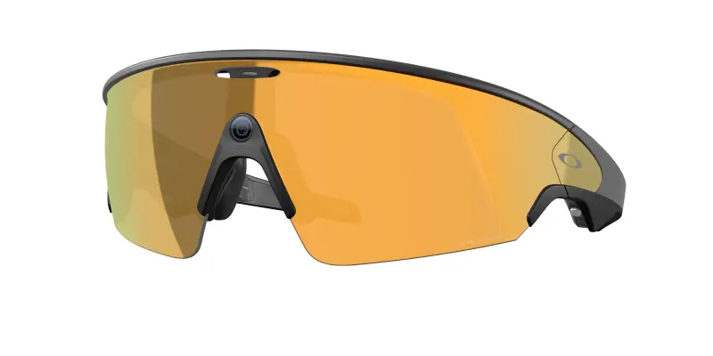 Unisex Meta OW8001 Vanguard 800104 Smart glasses O_Matter Nero Oro Geometrica Specchiate Prizm