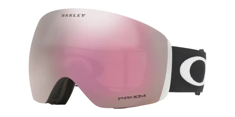 Unisex Oakley OO7050 FLIGHT DECK L 705034 Maschere da sci O_Matter Nero Rosa Maschera Normale Specchiato
