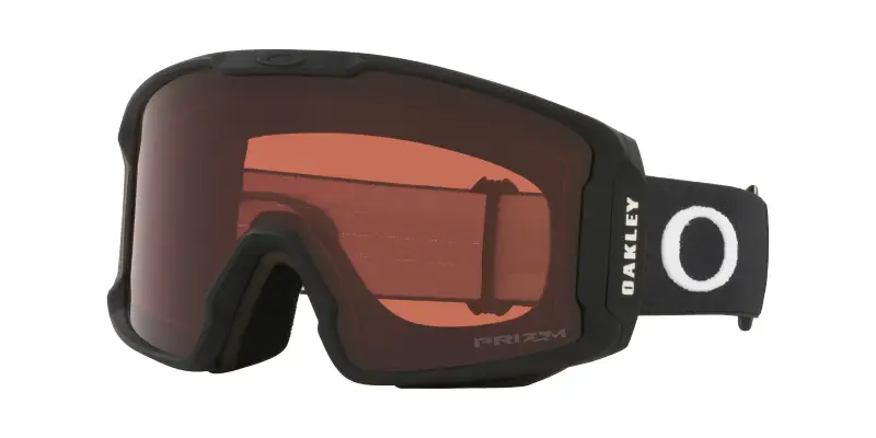 Unisex Oakley OO7093 LINE MINER M 709364 Maschere da sci O_Matter Marrone Maschera Normale