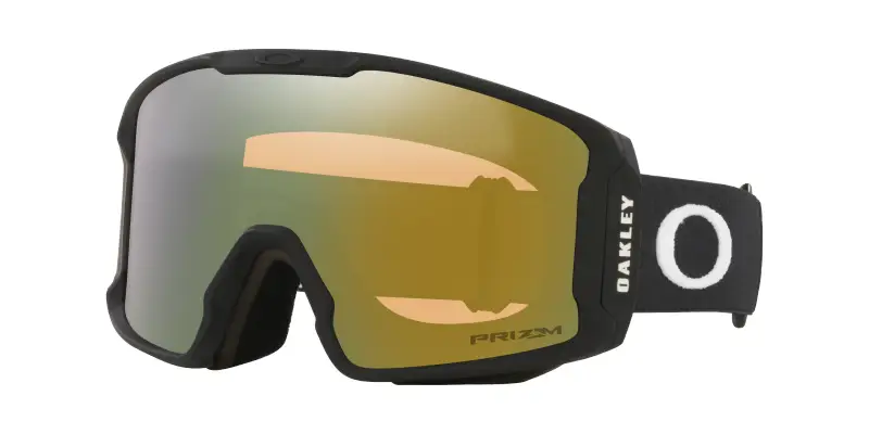 Unisex Oakley OO7093 LINE MINER M 709368 Maschere da sci O_Matter Verde Maschera Normale