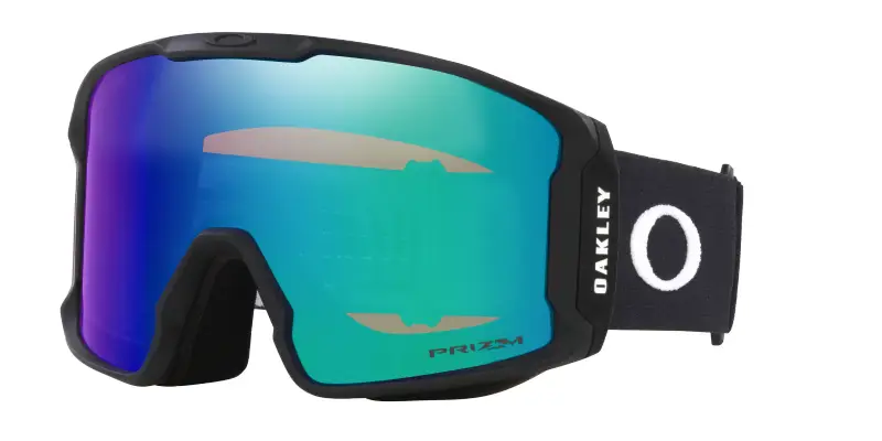 Unisex Oakley OO7093 LINE MINER M 709375 Maschere da sci O_Matter Verde Maschera Normale