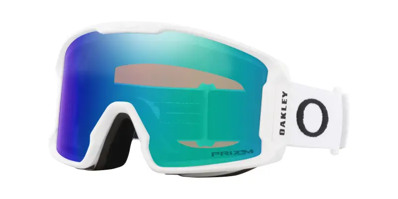 Unisex Oakley OO7093 LINE MINER M 709376 Maschere da sci O_Matter Verde Maschera Normale