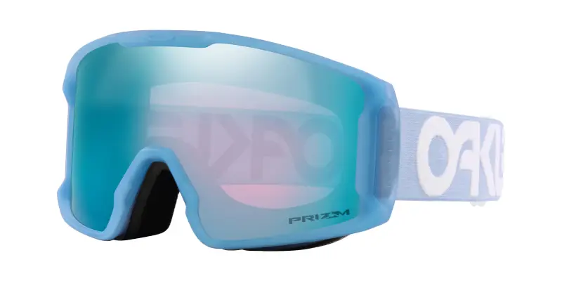 Unisex Oakley OO7093 LINE MINER M 709379 Maschere da sci O_Matter Blu Maschera Normale