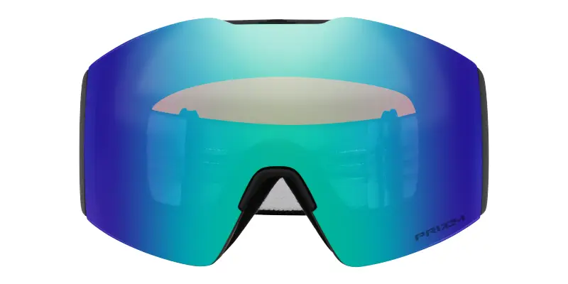 Unisex Oakley OO7099 FALL LINE L 709960 Maschere da sci O_Matter Verde Maschera Normale miniatura 2