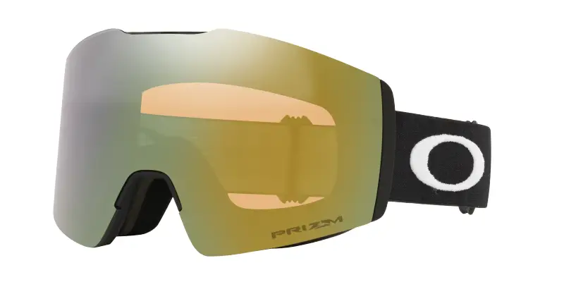 Unisex Oakley OO7103 FALL LINE M 710353 Maschere da sci O_Matter Verde Maschera Normale