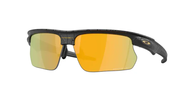 Unisex Oakley OO9400 BISPHAERA 940030 Occhiali da sole O_Matter Nero Oro Squadrata Polarizzata