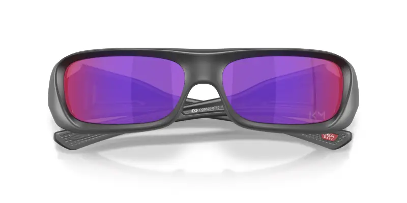Unisex Oakley OO9520 PERMIAN 952007 Occhiali da sole O_Matter Nero Viola Squadrata Normale miniatura 2