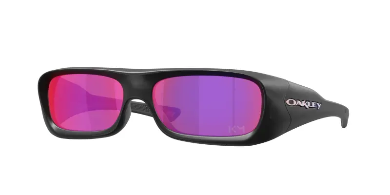 Unisex Oakley OO9520 PERMIAN 952007 Occhiali da sole O_Matter Nero Viola Squadrata Normale