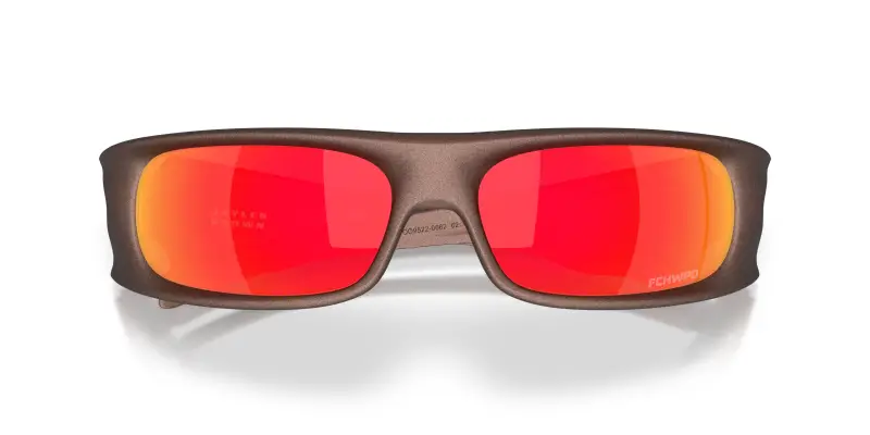 Unisex Oakley OO9522 HIGHLAND 952206 Occhiali da sole O_Matter Marrone Rosso Squadrata Normale miniatura 2