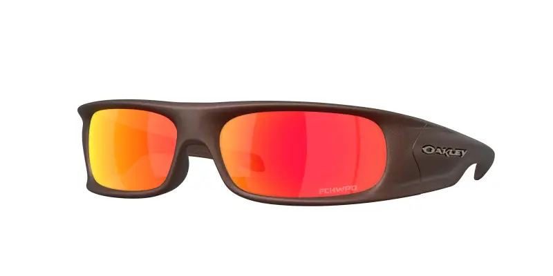 Unisex Oakley OO9522 HIGHLAND 952206 Occhiali da sole O_Matter Marrone Rosso Squadrata Normale