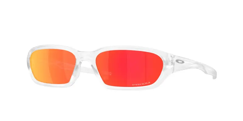 Unisex Oakley OO9530 TERRAFORMA 953003 Occhiali da sole O_Matter Trasparente Rosso Squadrata Normale