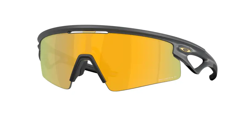 Unisex Oakley OO9531 SPHAERA STRIKE 953103 Occhiali da sole O_Matter Grigio Oro Squadrata Polarizzata