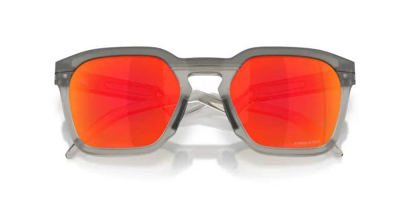Unisex Oakley OO9533 HSTN SQ 953302 Occhiali da sole O_Matter Grigio Rosso Squadrata Normale miniatura 2