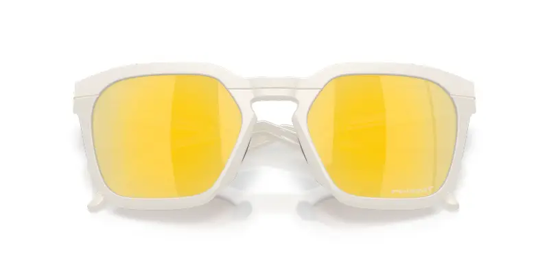 Unisex Oakley OO9533 HSTN SQ 953307 Occhiali da sole O_Matter Bianco Oro Squadrata Polarizzata miniatura 2