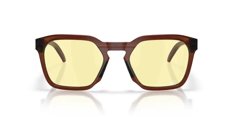 Unisex Oakley OO9533 HSTN SQ 953310 Occhiali da sole O_Matter Marrone Giallo Squadrata Normale Prizm miniatura 3