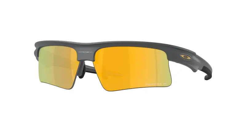 Unisex Oakley OO9534 BISPHAERA SPEED 953403 Occhiali da sole O_Matter Grigio Oro Squadrata Polarizzata