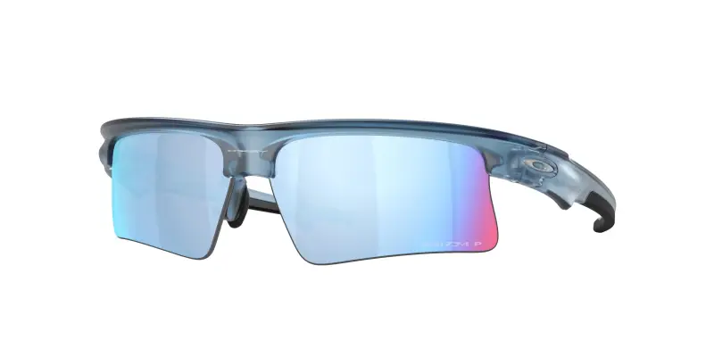 Unisex Oakley OO9534 BISPHAERA SPEED 953406 Occhiali da sole O_Matter Blu Blu Squadrata Polarizzata