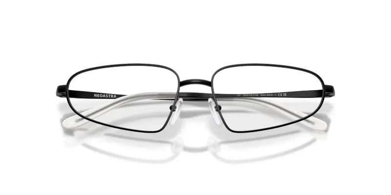 Unisex Oakley OX3116 NEOASTRA 311601 Montature da vista Metallo Nero Trasparente Squadrata Normale miniatura 2