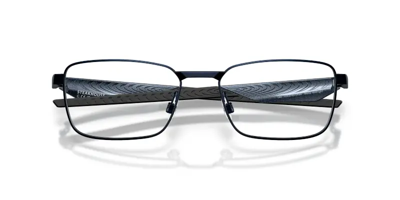 Unisex Oakley OX3140 STEAKHOUSE 314004 Montature da vista Metallo Blu Trasparente Squadrata Normale miniatura 2