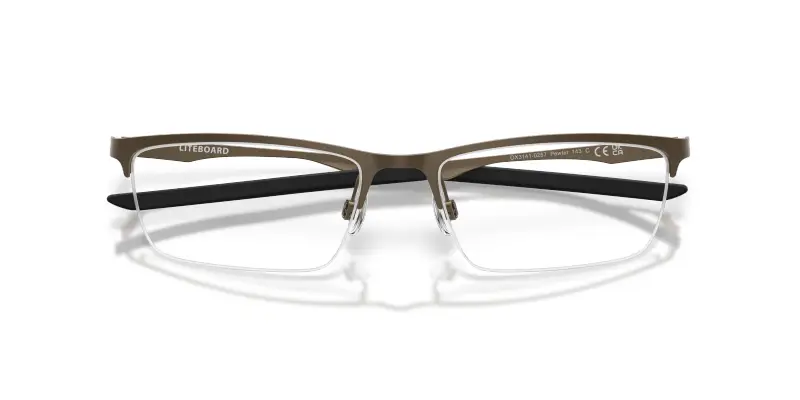 Unisex Oakley OX3141 LITEBOARD 314102 Montature da vista Metallo Grigio Trasparente Squadrata Normale miniatura 2