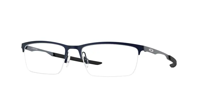 Unisex Oakley OX3141 LITEBOARD 314103 Montature da vista Metallo Blu Trasparente Squadrata Normale
