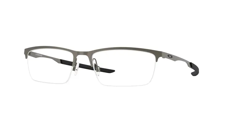 Unisex Oakley OX3141 LITEBOARD 314104 Montature da vista Metallo Grigio Trasparente Squadrata Normale