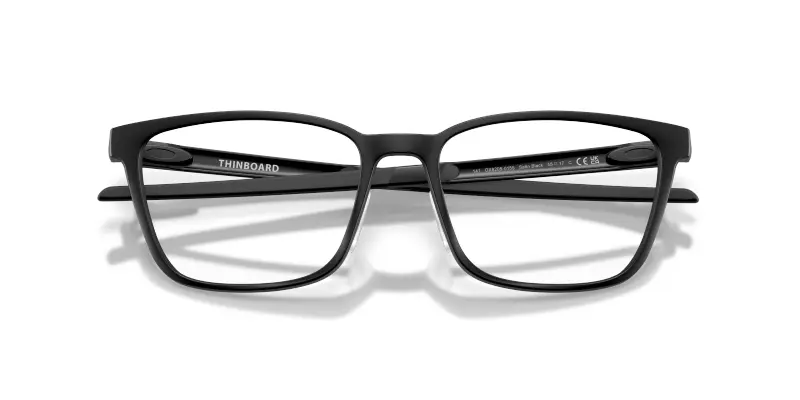 Unisex Oakley OX8205 THINBOARD 820501 Montature da vista O_Matter Nero Trasparente Squadrata Normale miniatura 2