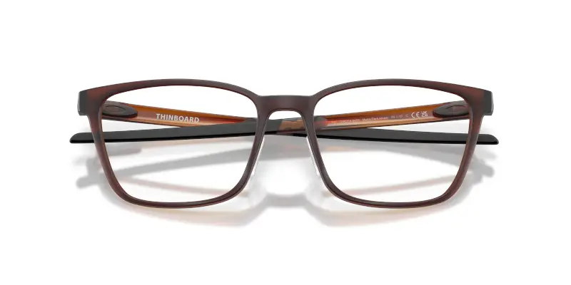 Unisex Oakley OX8205 THINBOARD 820504 Montature da vista O_Matter Marrone Trasparente Squadrata Normale miniatura 2