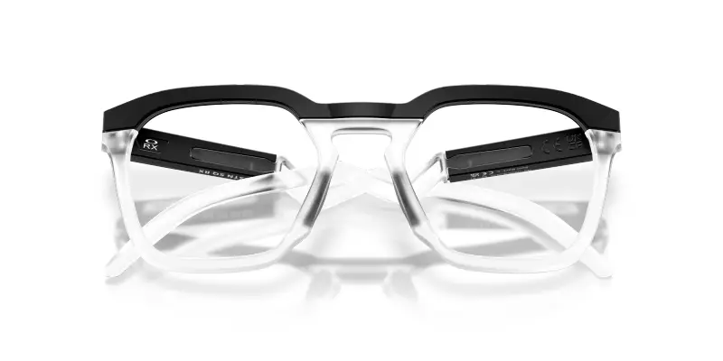 Unisex Oakley OX8208 HSTN SQ RX 820804 Montature da vista O_Matter Nero Trasparente Squadrata Normale miniatura 2