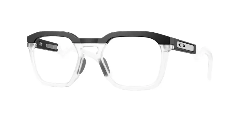 Unisex Oakley OX8208 HSTN SQ RX 820804 Montature da vista O_Matter Nero Trasparente Squadrata Normale