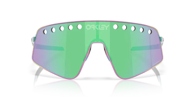 Oakley Unisex OO6025 SUTRO TI SWEEP 602505 Occhiali da sole Titanio Multi-colore Verde Squadrata Normale miniatura 2