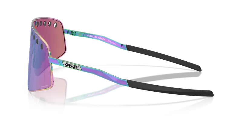 Oakley Unisex OO6025 SUTRO TI SWEEP 602505 Occhiali da sole Titanio Multi-colore Verde Squadrata Normale miniatura 3