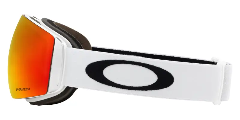 Unisex OO7064 FLIGHT DECK M 706424 Maschere da sci O_Matter Bianco Arancione Maschera Normale Prizm miniatura 3